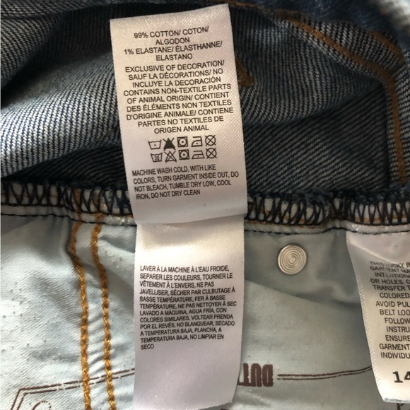 Yellowstone x Lucky Brand Easy Rider Mid Rise Boot Cut Jeans Women's 14/32r - Picture 12 of 15